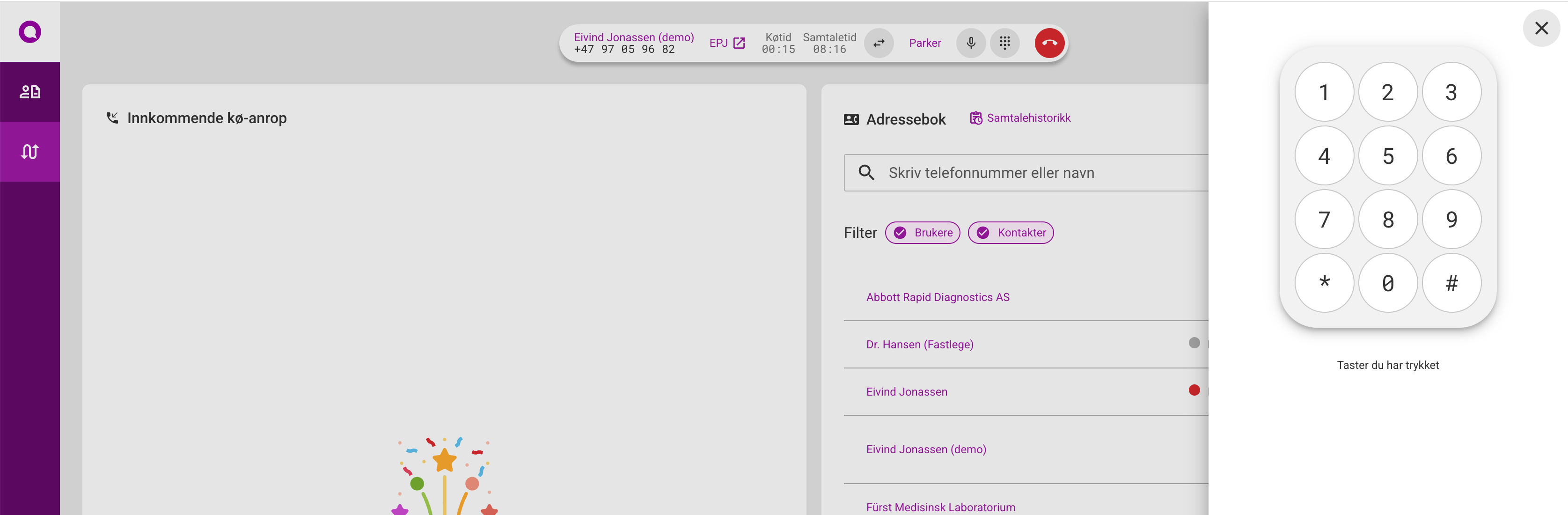 Tastepanelet i samtale